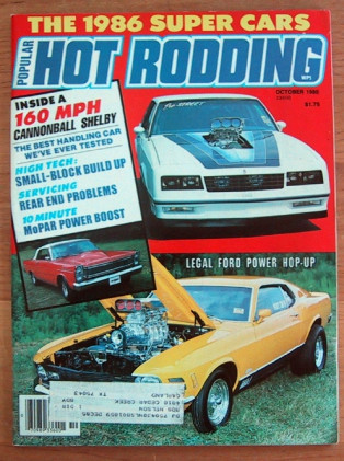 POPULAR HOT RODDING 1985 OCT - SVO RANGER, FE3-X OLDS, VETTE*